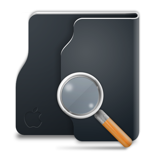 Black Terra Loupe Icon 512x512 png